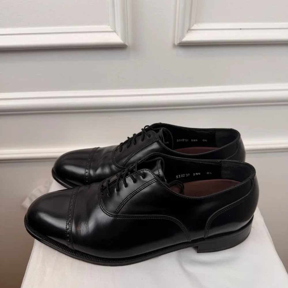 Florsheim black leather